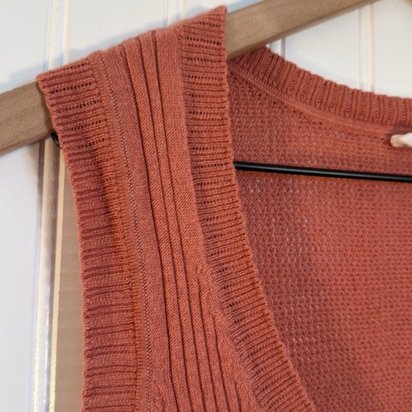 Gap Women’s Pink Ribbed Midi Cotton Blend Dress - Picture 4 of 10